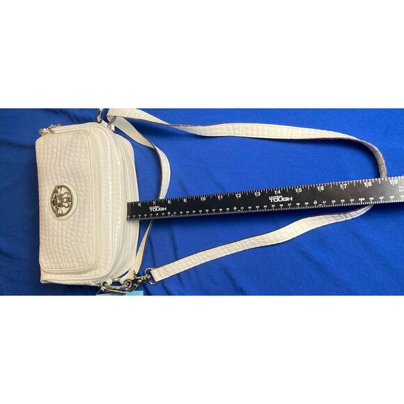 Kathy Van Zeeland Womens White Shoulder Bag Handbag Purse New Other - Picture 12 of 16